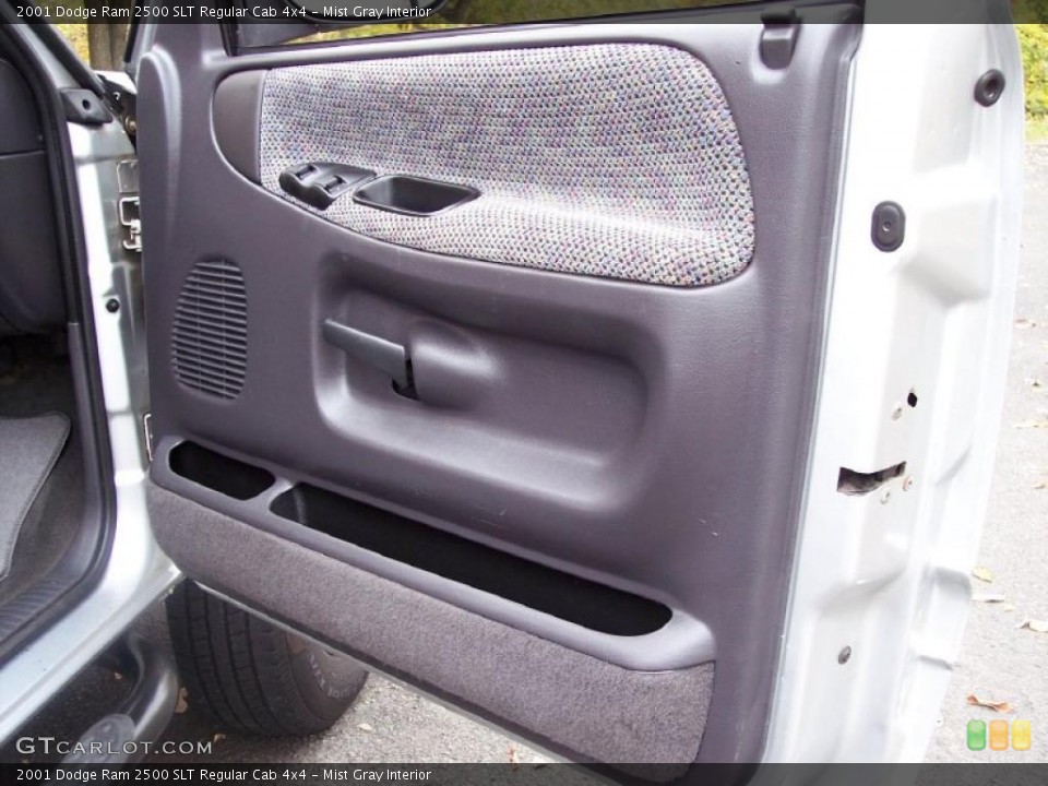 Mist Gray Interior Door Panel for the 2001 Dodge Ram 2500 SLT Regular Cab 4x4 #38779512
