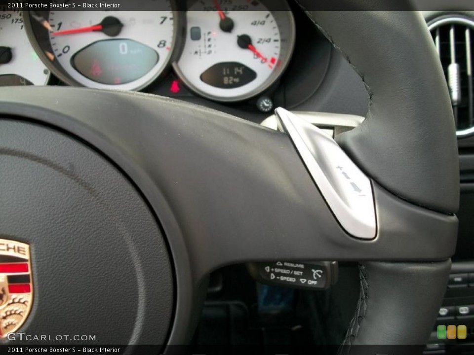 Black Interior Controls for the 2011 Porsche Boxster S #38781020