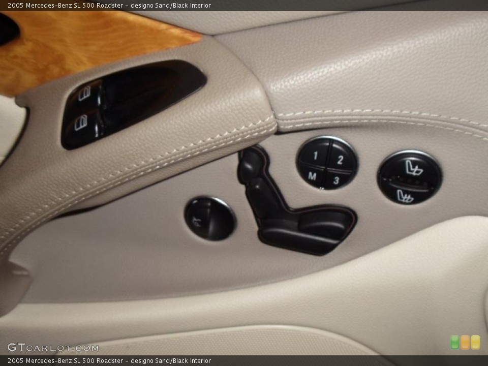designo Sand/Black Interior Controls for the 2005 Mercedes-Benz SL 500 Roadster #38782113