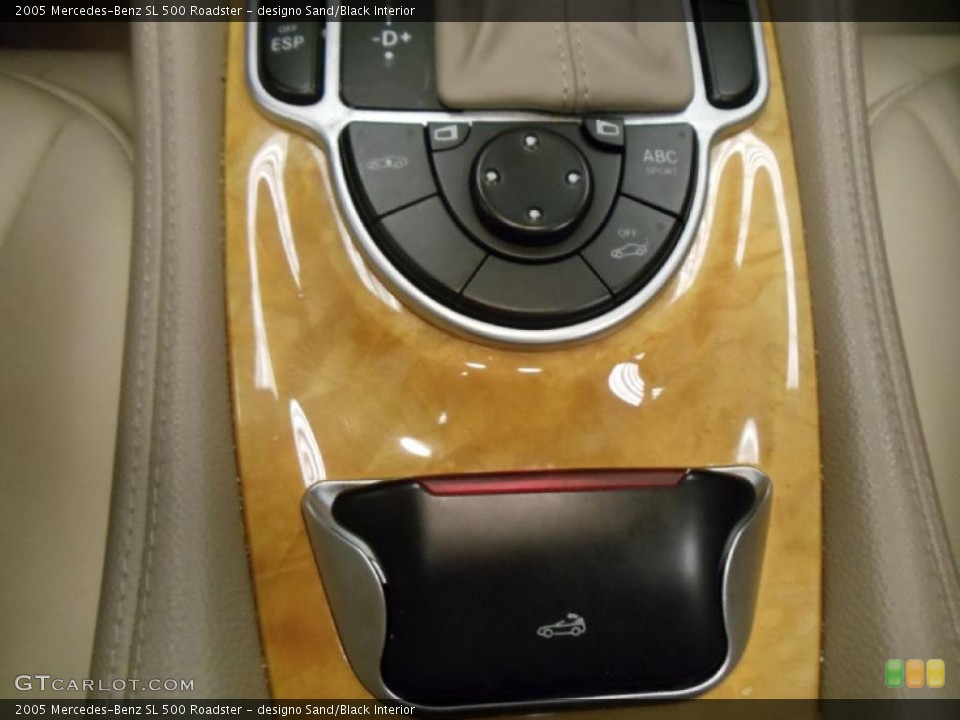 designo Sand/Black Interior Controls for the 2005 Mercedes-Benz SL 500 Roadster #38782325