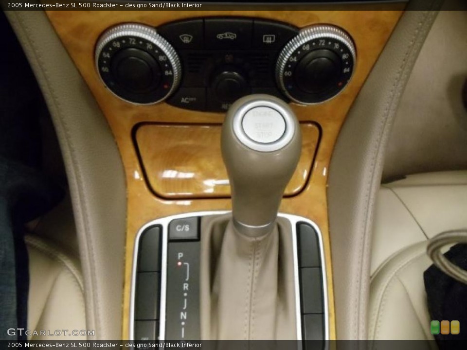designo Sand/Black Interior Controls for the 2005 Mercedes-Benz SL 500 Roadster #38782353