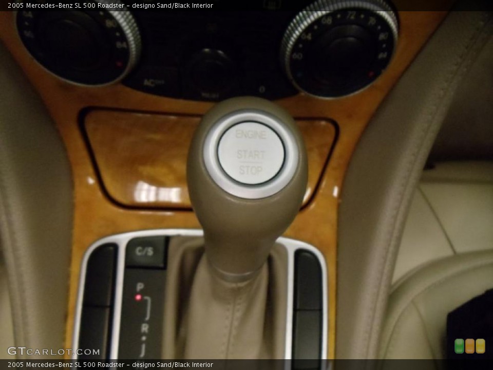 designo Sand/Black Interior Controls for the 2005 Mercedes-Benz SL 500 Roadster #38782365