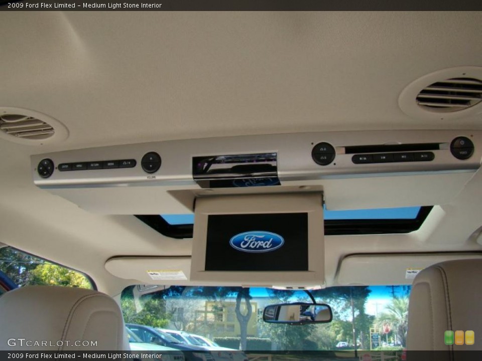 Medium Light Stone Interior Controls for the 2009 Ford Flex Limited #38783909