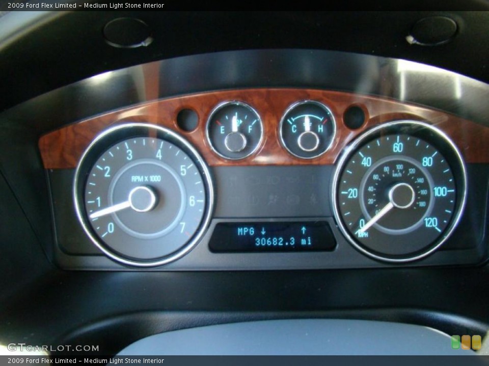 Medium Light Stone Interior Gauges for the 2009 Ford Flex Limited #38784097