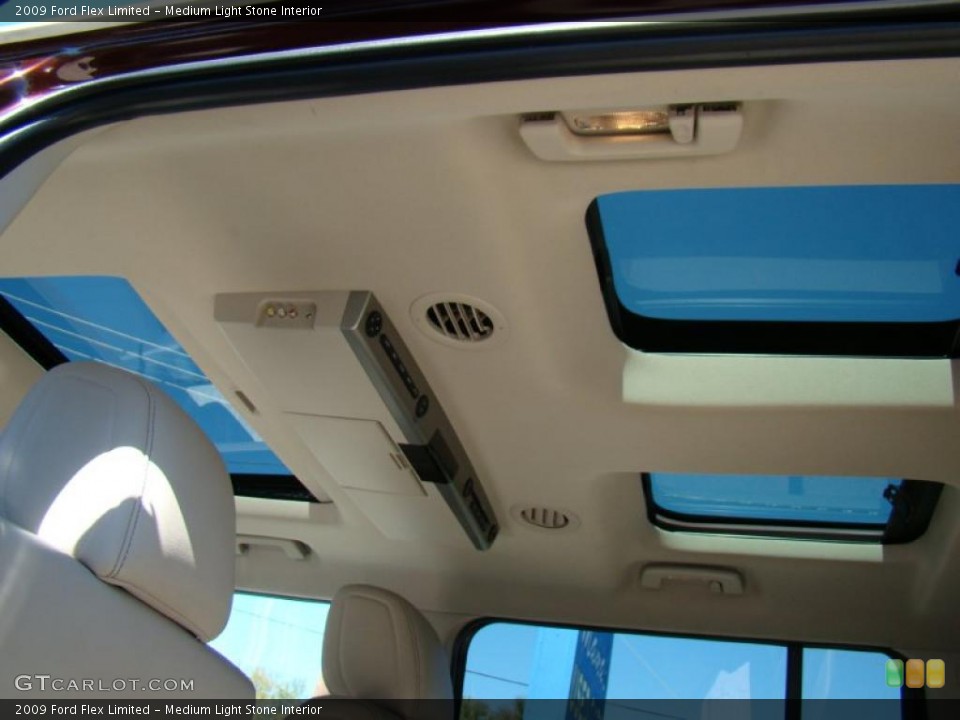 Medium Light Stone Interior Sunroof for the 2009 Ford Flex Limited #38784161