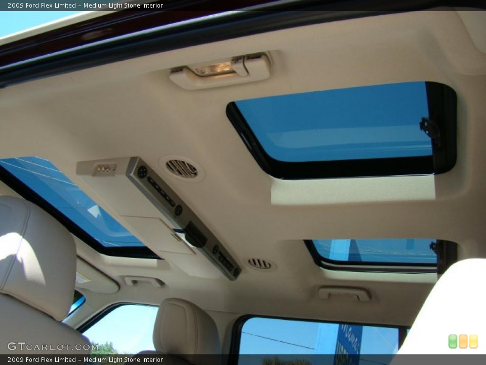 Medium Light Stone Interior Sunroof for the 2009 Ford Flex Limited #38784169