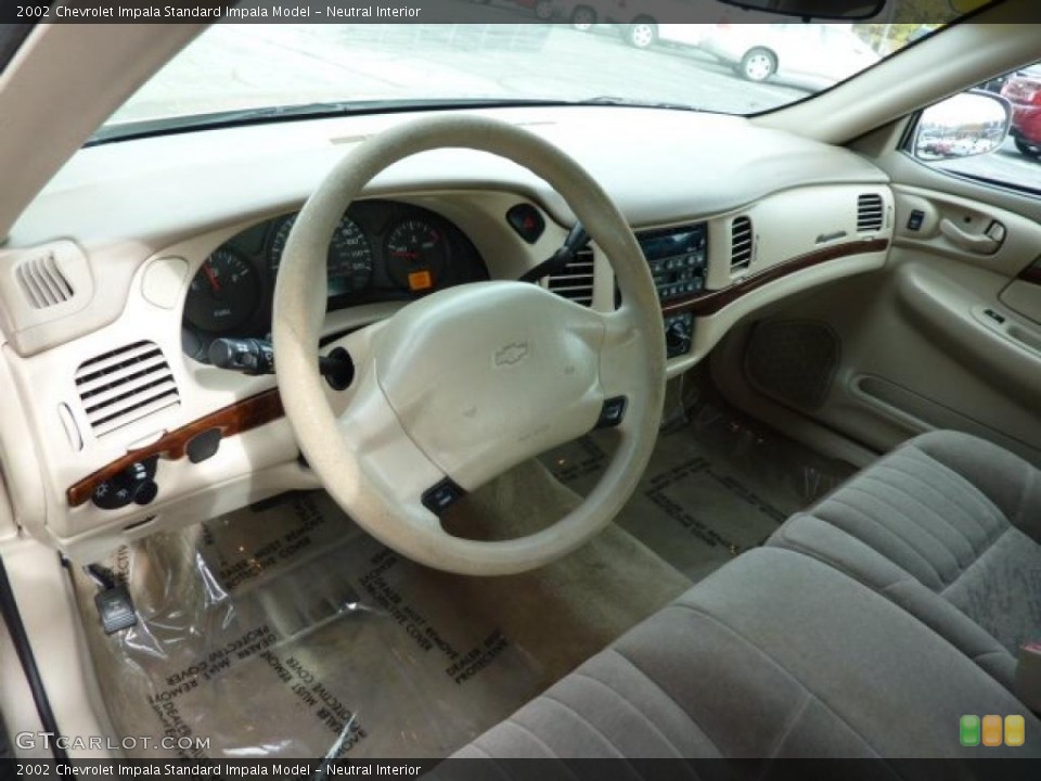 Neutral Interior Prime Interior for the 2002 Chevrolet Impala  #38784457