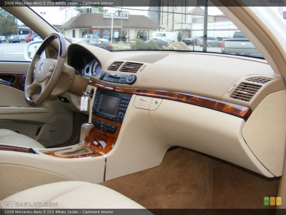 Cashmere Interior Dashboard for the 2008 Mercedes-Benz E 350 4Matic Sedan #38786358