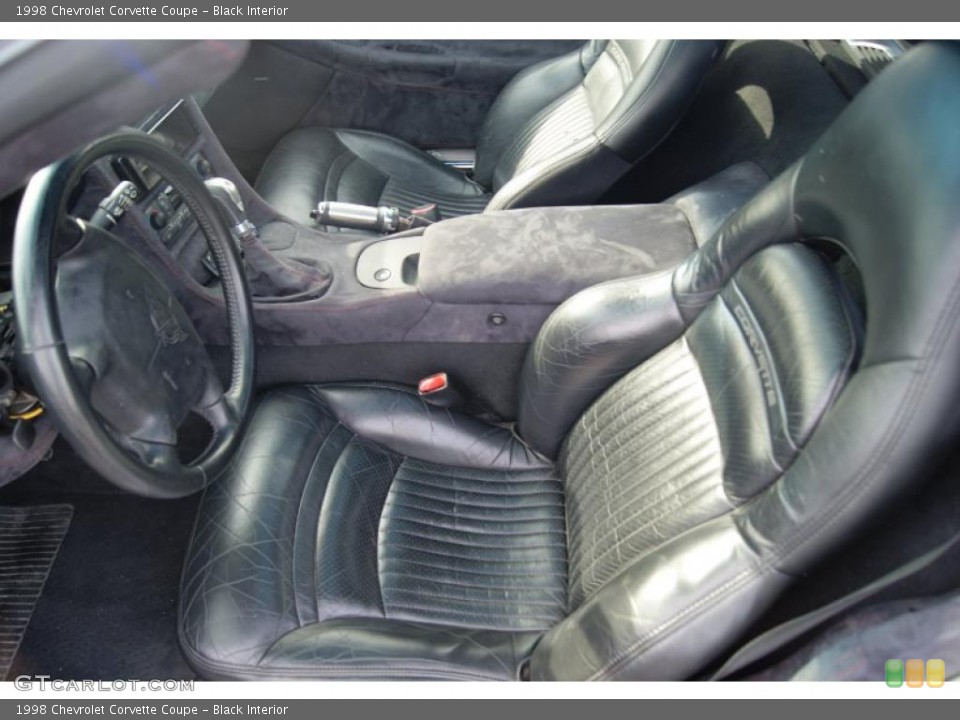 Black Interior Photo for the 1998 Chevrolet Corvette Coupe #38786386