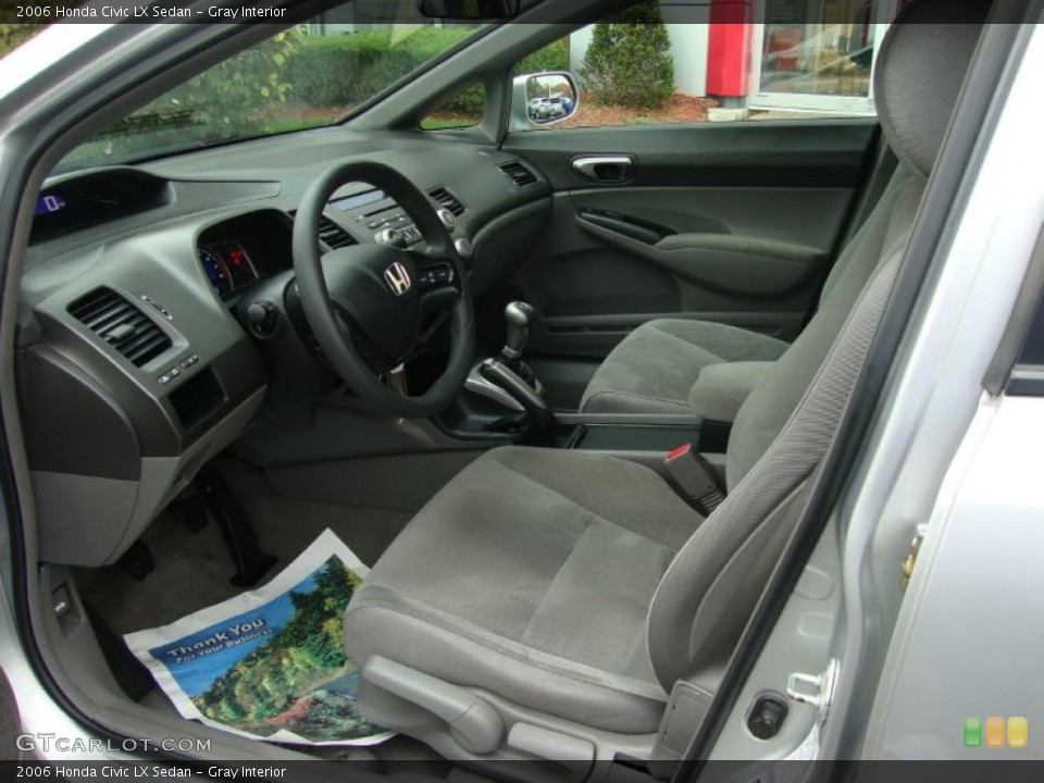 Gray Interior Prime Interior for the 2006 Honda Civic LX Sedan #38786582
