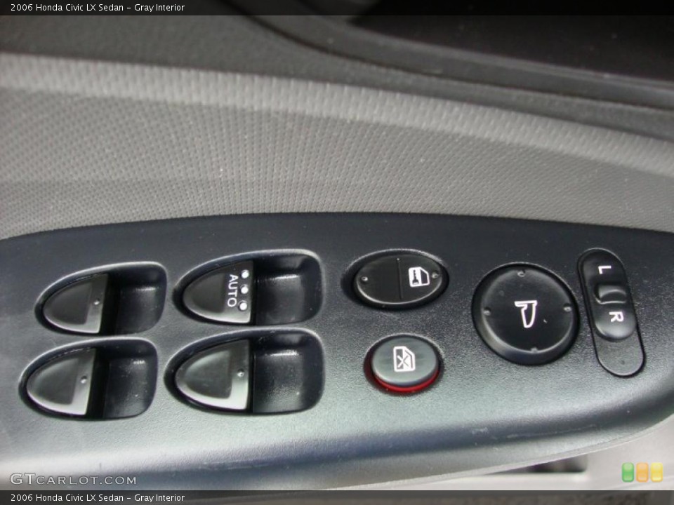 Gray Interior Controls for the 2006 Honda Civic LX Sedan #38786602