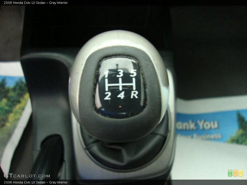 Gray Interior Transmission for the 2006 Honda Civic LX Sedan #38786694