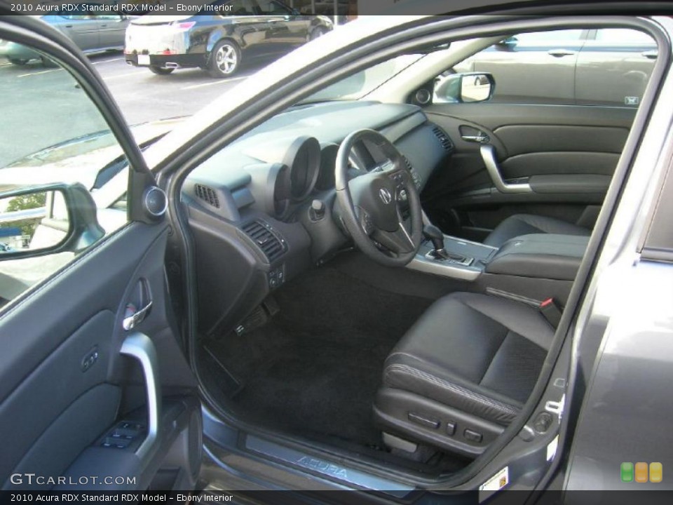 Ebony Interior Prime Interior for the 2010 Acura RDX  #38787183