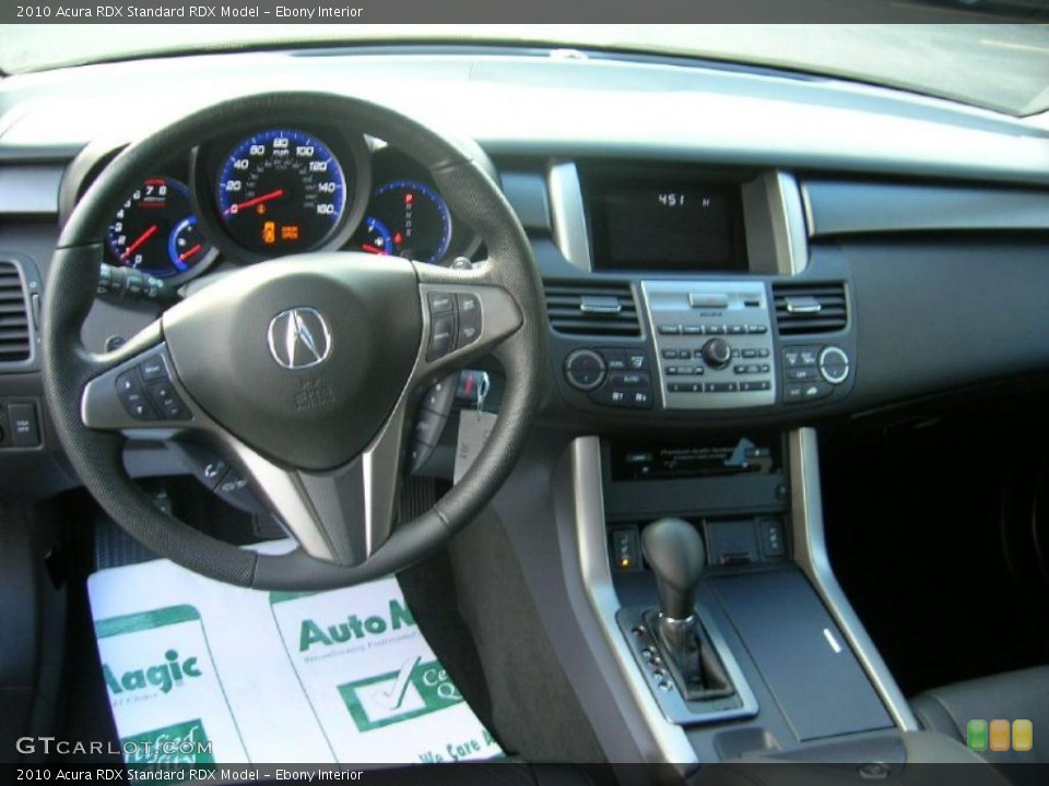 Ebony Interior Dashboard for the 2010 Acura RDX  #38787256