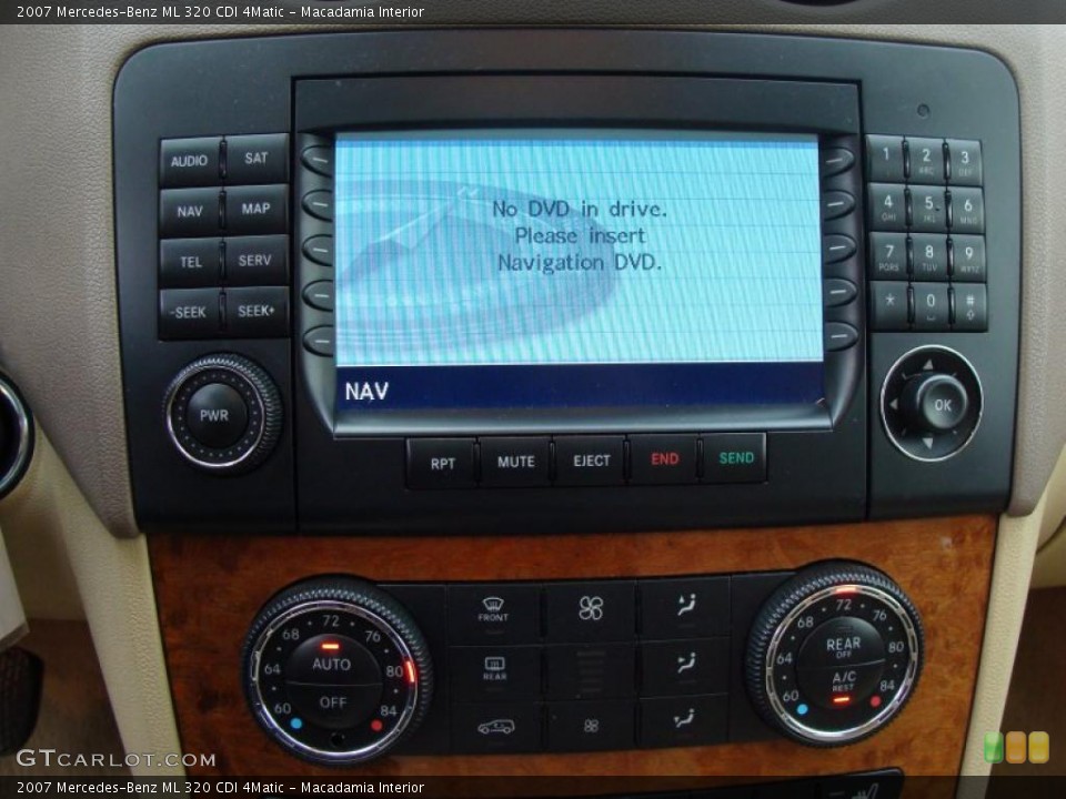 Macadamia Interior Navigation for the 2007 Mercedes-Benz ML 320 CDI 4Matic #38788590