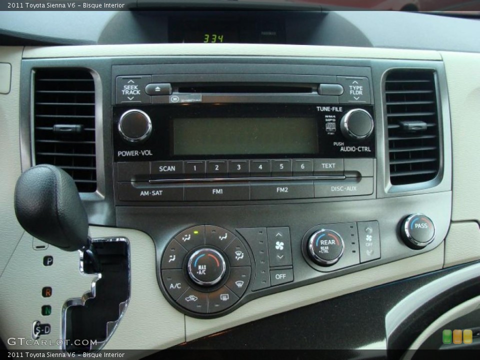 Bisque Interior Controls for the 2011 Toyota Sienna V6 #38789598