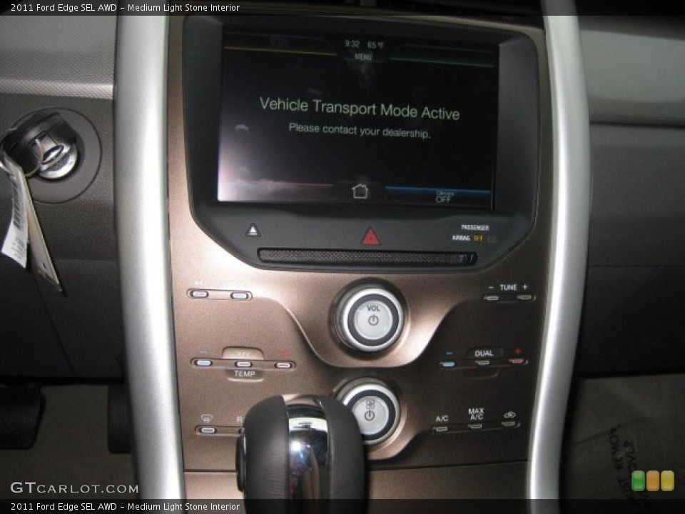 Medium Light Stone Interior Controls for the 2011 Ford Edge SEL AWD #38790402