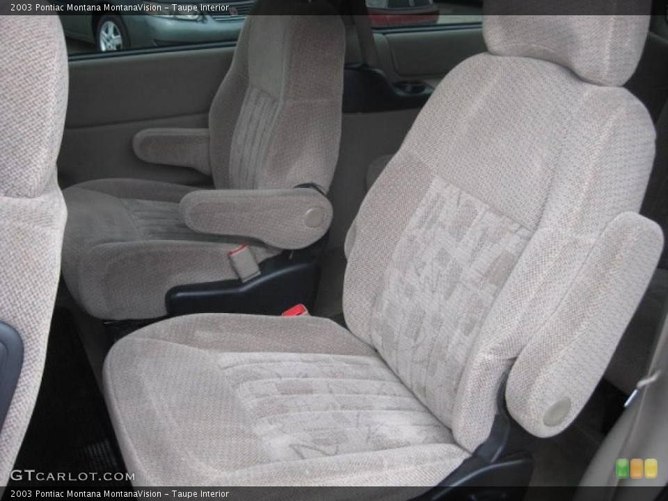 Taupe Interior Photo for the 2003 Pontiac Montana MontanaVision #38791190