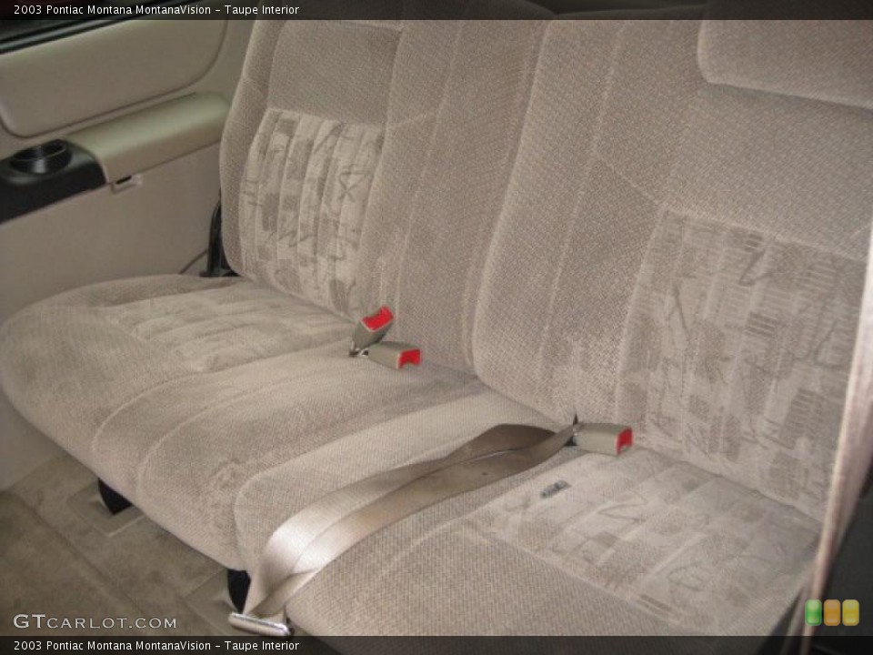 Taupe Interior Photo for the 2003 Pontiac Montana MontanaVision #38791194