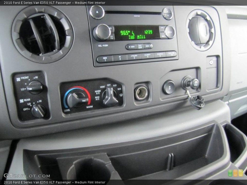 Medium Flint Interior Controls for the 2010 Ford E Series Van E350 XLT Passenger #38792206