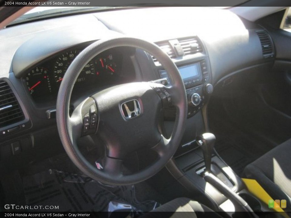 Gray Interior Dashboard for the 2004 Honda Accord LX V6 Sedan #38796135