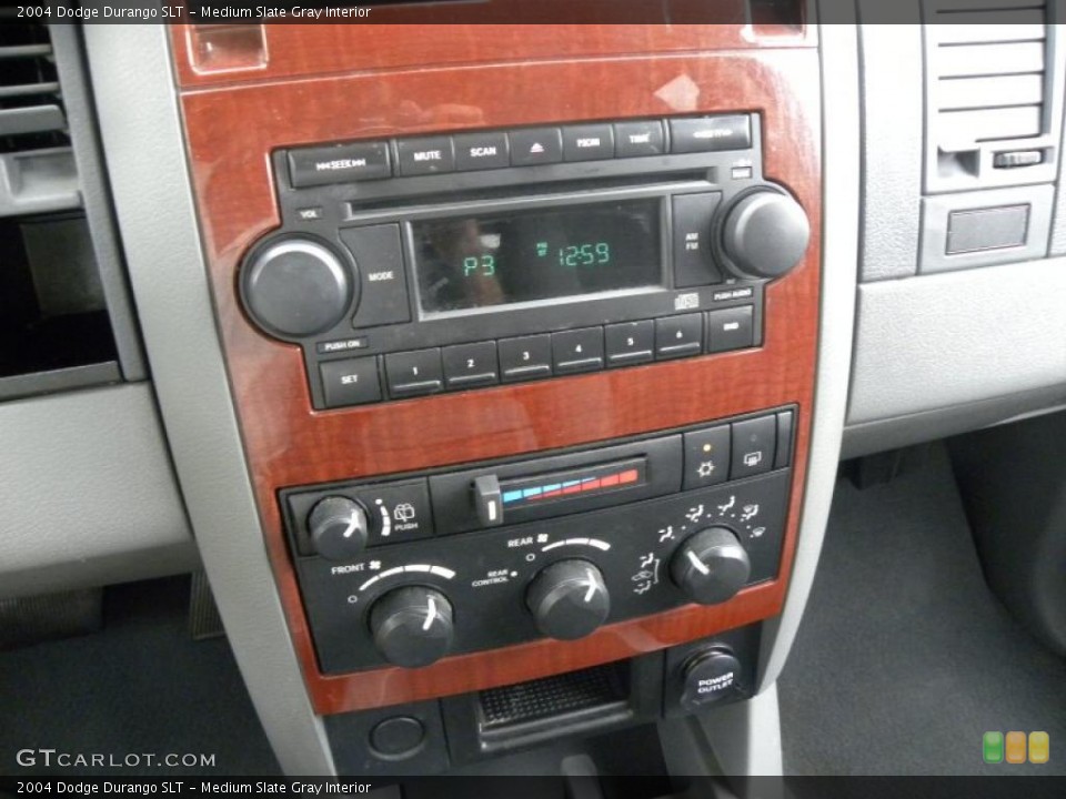 Medium Slate Gray Interior Controls for the 2004 Dodge Durango SLT #38796751