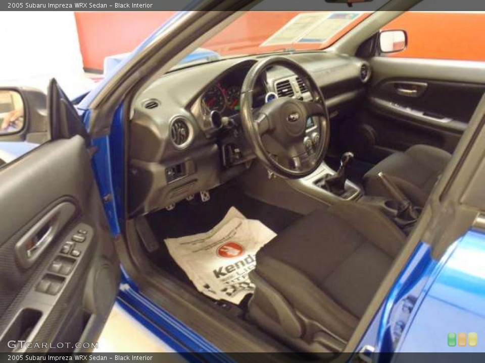Black Interior Photo for the 2005 Subaru Impreza WRX Sedan #38797079