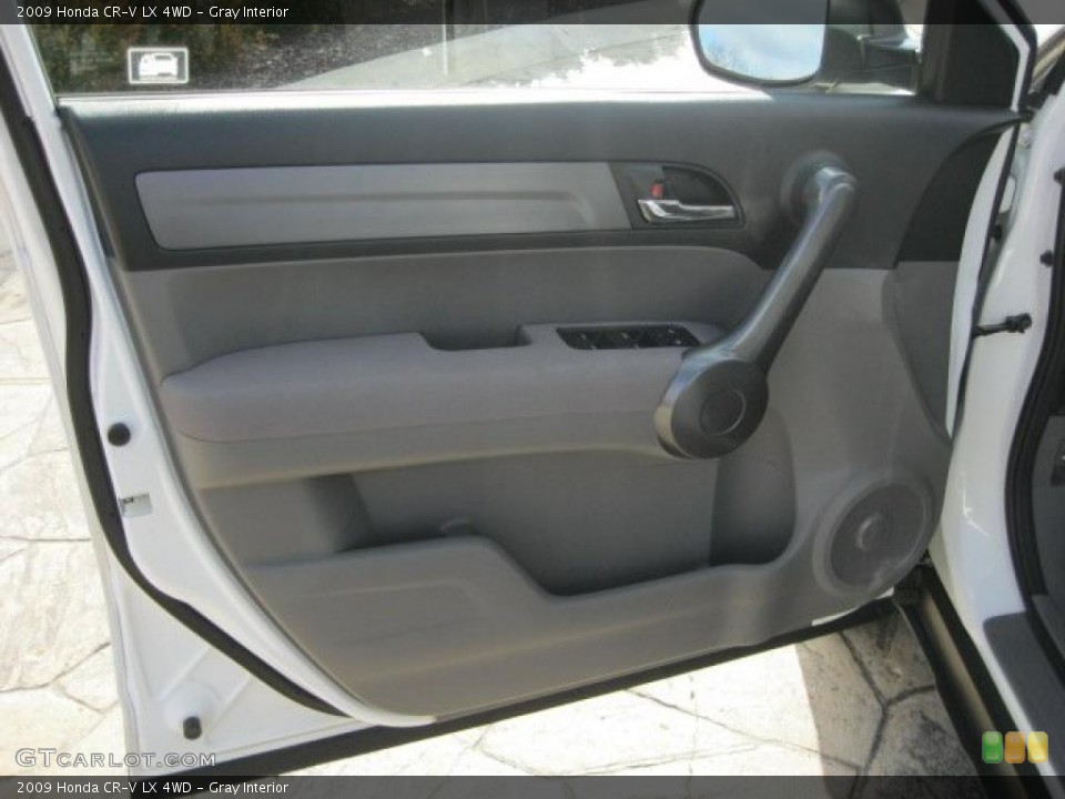 Gray Interior Door Panel for the 2009 Honda CR-V LX 4WD #38797319