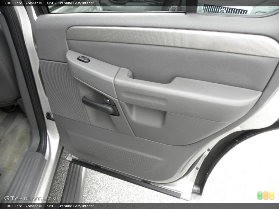 Graphite Grey Interior Door Panel for the 2003 Ford Explorer XLT 4x4 #38797431