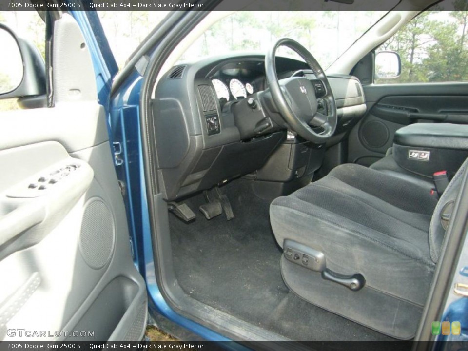 Dark Slate Gray Interior Prime Interior for the 2005 Dodge Ram 2500 SLT Quad Cab 4x4 #38797651