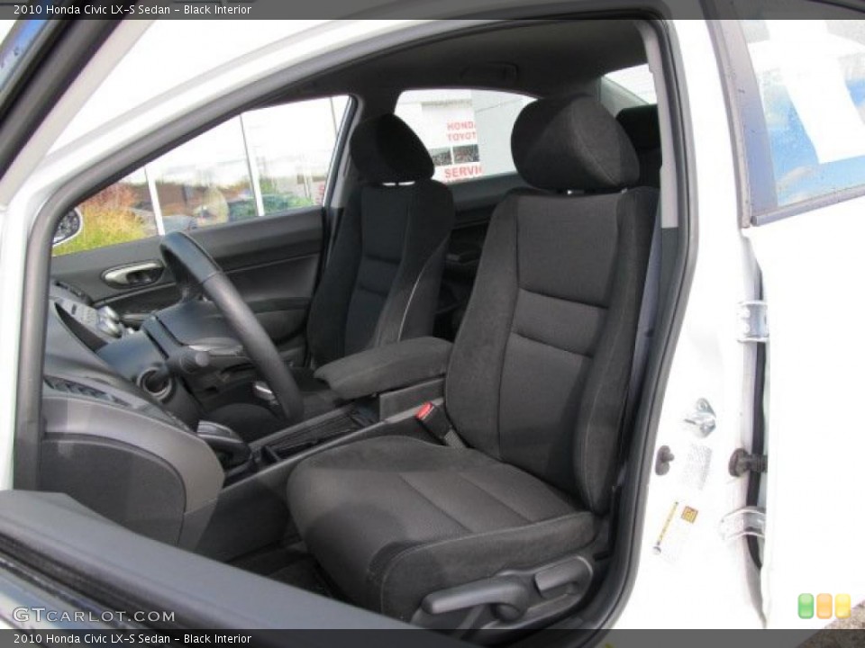 Black Interior Photo for the 2010 Honda Civic LX-S Sedan #38798135