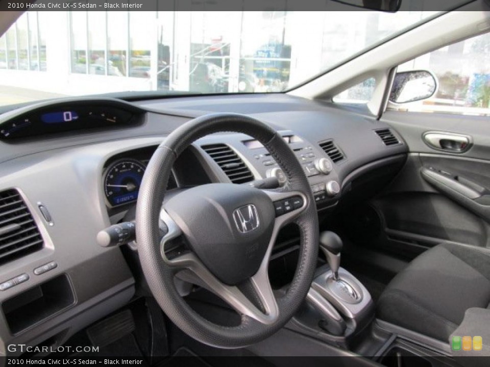 Black Interior Prime Interior for the 2010 Honda Civic LX-S Sedan #38798151