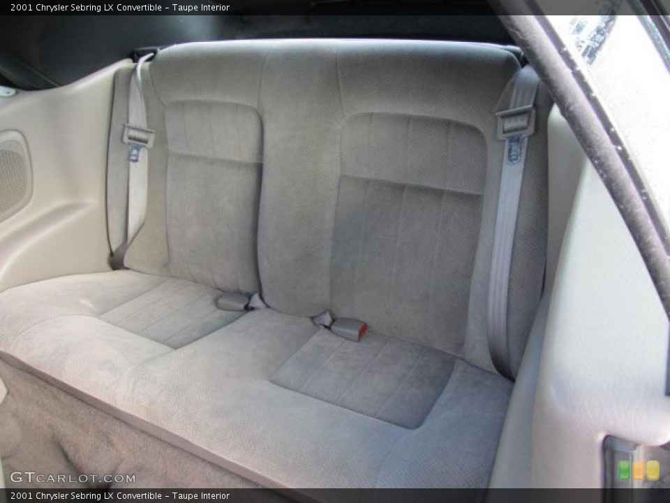 Taupe Interior Photo for the 2001 Chrysler Sebring LX Convertible #38798407