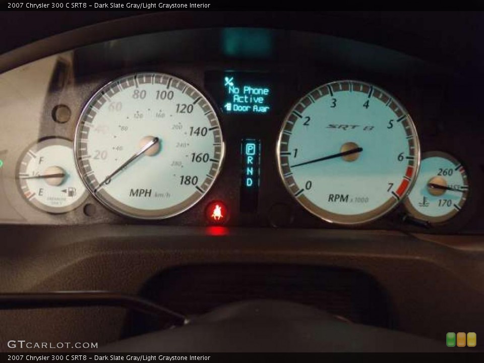 Dark Slate Gray/Light Graystone Interior Gauges for the 2007 Chrysler 300 C SRT8 #38799375