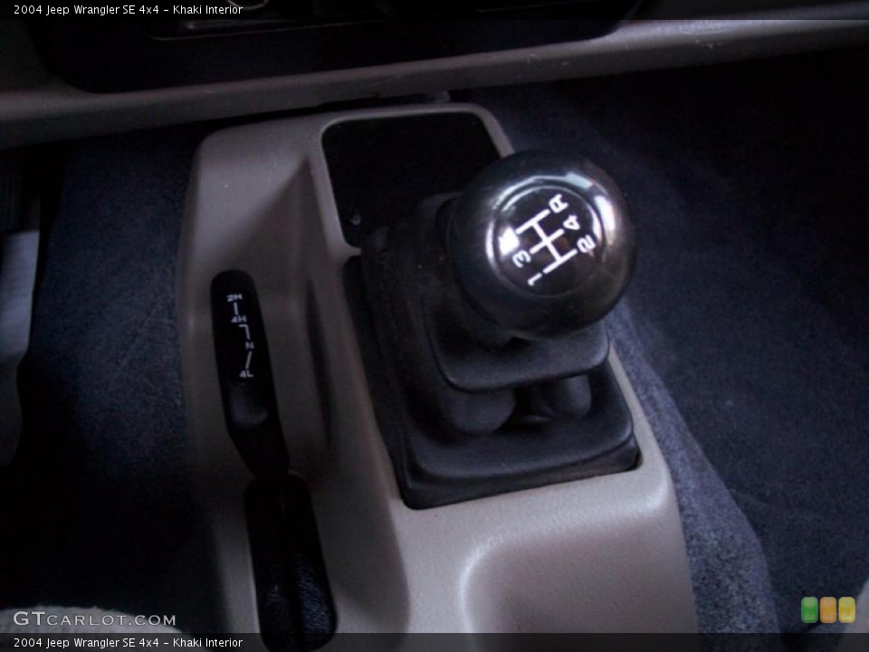 Khaki Interior Transmission for the 2004 Jeep Wrangler SE 4x4 #38799699