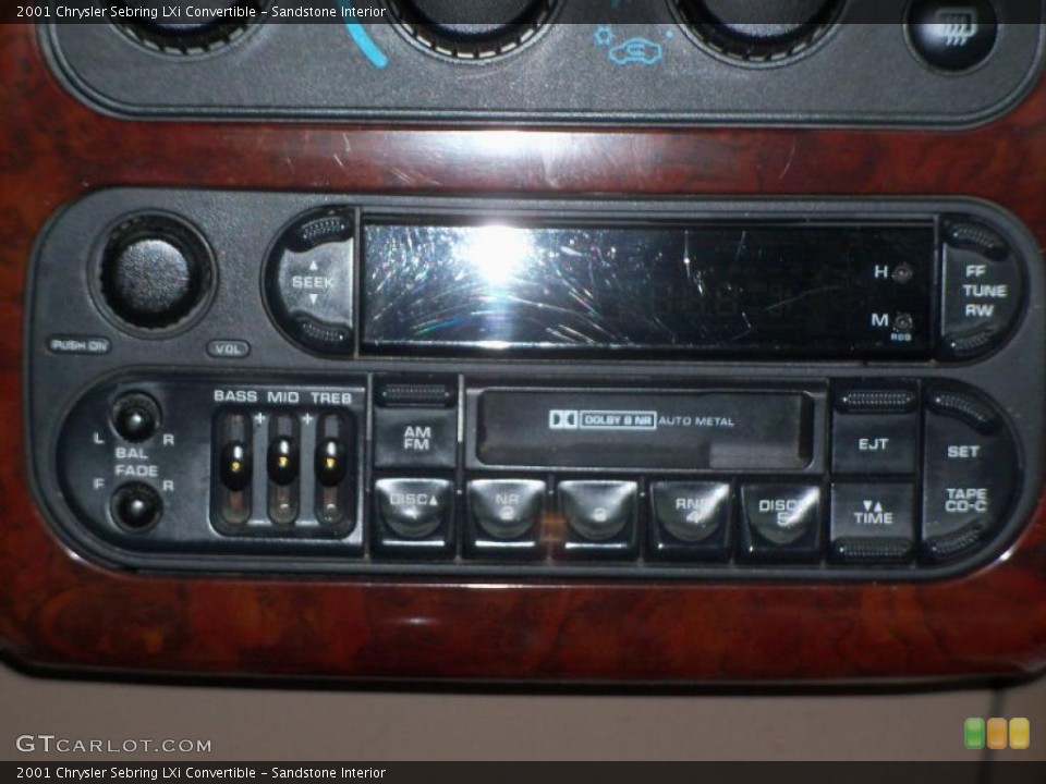 Sandstone Interior Controls for the 2001 Chrysler Sebring LXi Convertible #38799839