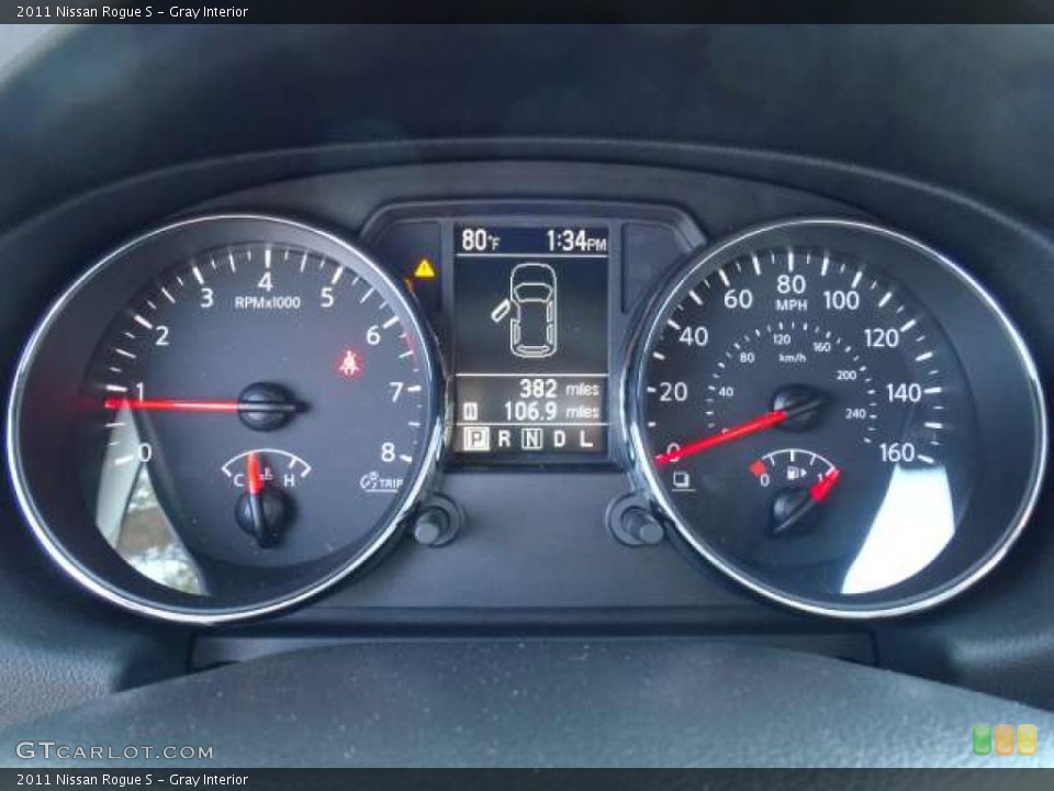 Gray Interior Gauges for the 2011 Nissan Rogue S #38799994