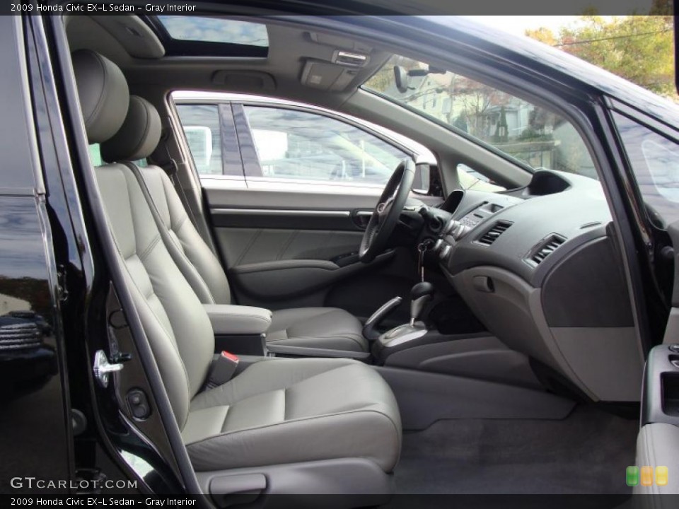 Gray Interior Photo for the 2009 Honda Civic EX-L Sedan #38804872