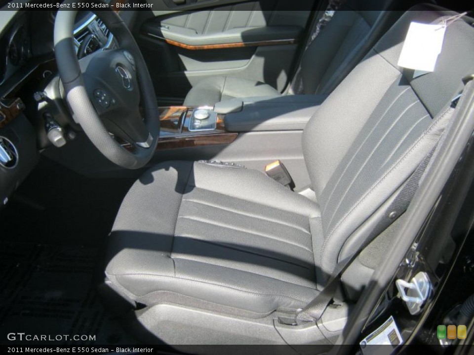 Black Interior Photo for the 2011 Mercedes-Benz E 550 Sedan #38805724