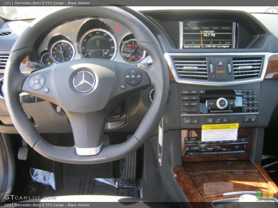 Black Interior Photo for the 2011 Mercedes-Benz E 550 Sedan #38805740