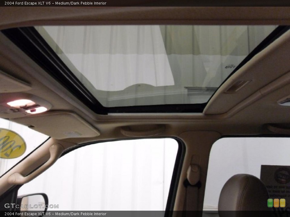 Medium/Dark Pebble Interior Sunroof for the 2004 Ford Escape XLT V6 #38806062