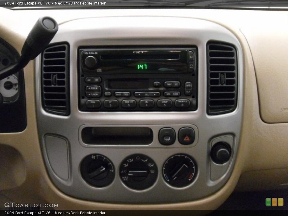Medium/Dark Pebble Interior Controls for the 2004 Ford Escape XLT V6 #38806104