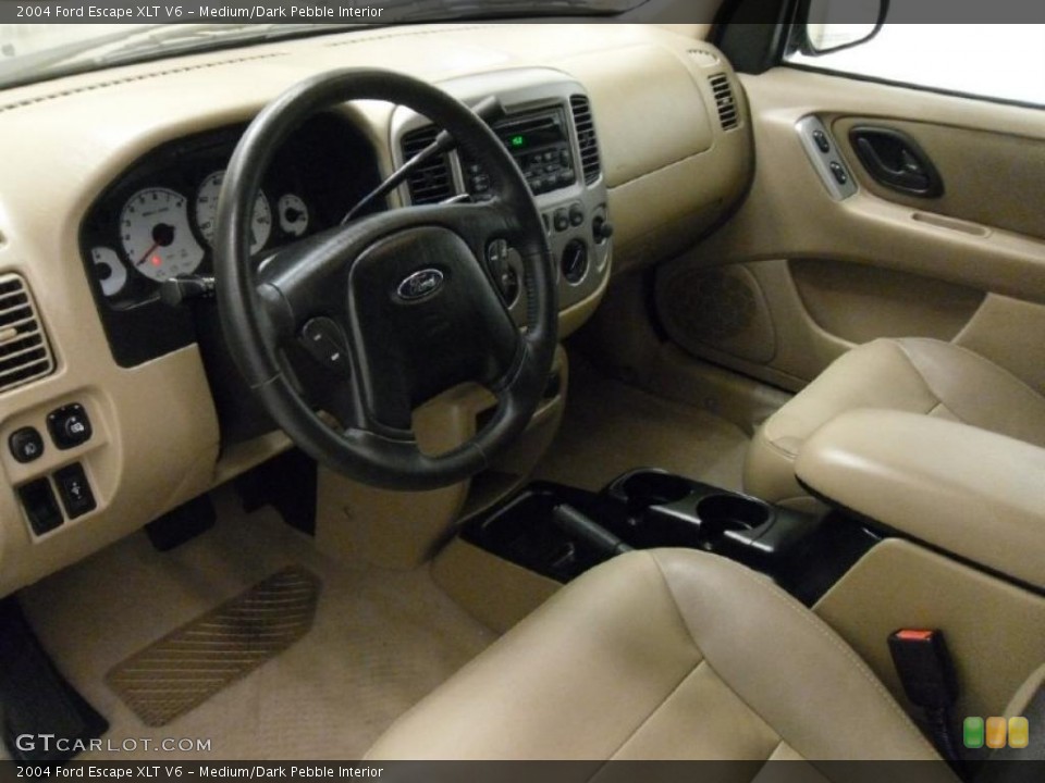 Medium/Dark Pebble Interior Prime Interior for the 2004 Ford Escape XLT V6 #38806304