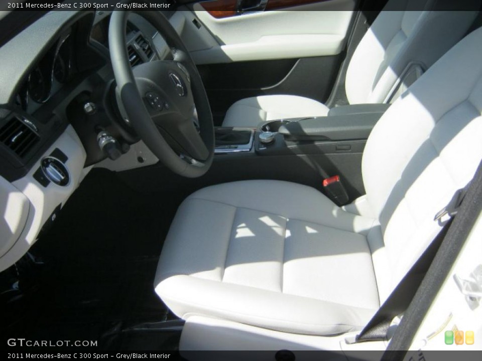 Grey/Black Interior Photo for the 2011 Mercedes-Benz C 300 Sport #38806720