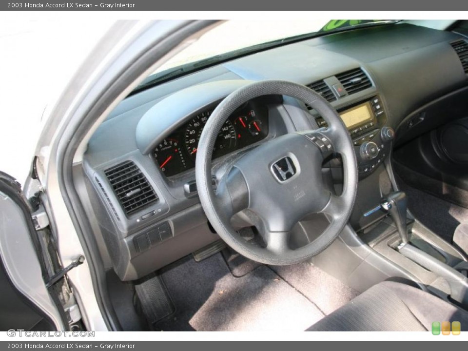 Gray Interior Prime Interior for the 2003 Honda Accord LX Sedan #38806748