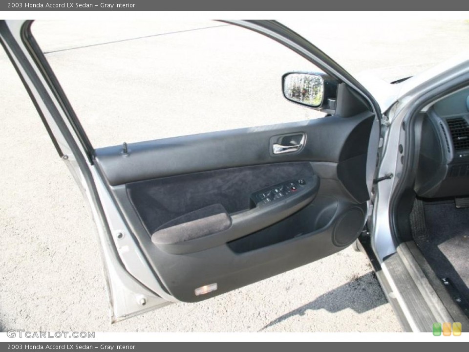 Gray Interior Door Panel for the 2003 Honda Accord LX Sedan #38806792