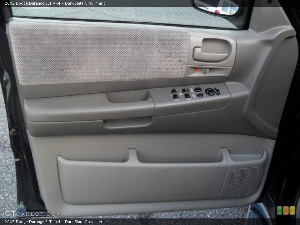Dark Slate Gray Interior Door Panel for the 2003 Dodge Durango SLT 4x4 #38808092