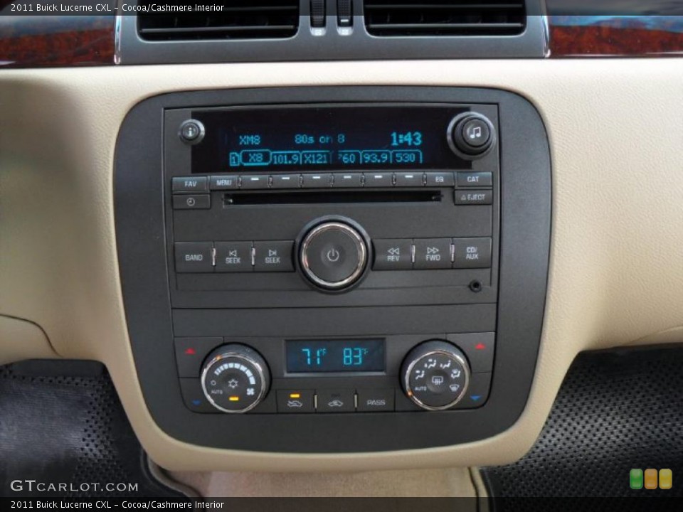 Cocoa/Cashmere Interior Controls for the 2011 Buick Lucerne CXL #38809080