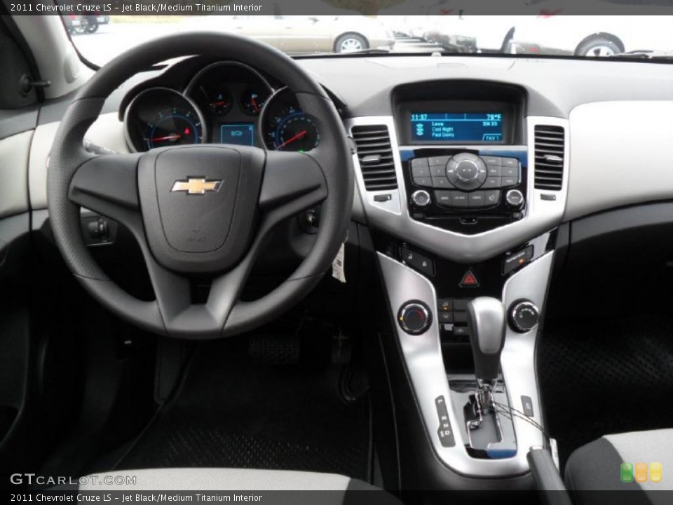 Jet Black/Medium Titanium Interior Dashboard for the 2011 Chevrolet Cruze LS #38809512