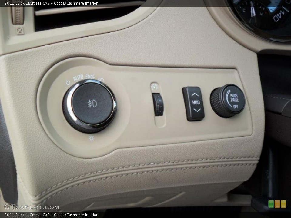 Cocoa/Cashmere Interior Controls for the 2011 Buick LaCrosse CXS #38809844